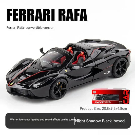 BIG SIZE Ferrari Rafa Roadster SPORT- Diecast Metal Car - Scale 1:24